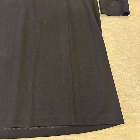 Boston Proper Black Sheath V-Neck Long Sleeve Dress - Picture 5 of 9